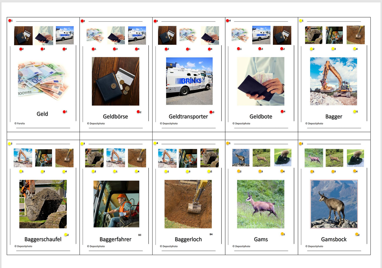 Laut-Quartett – Laut /g/ | Lernspiel mit 32 Karten aus stabilem 250g Papier (90 × 57 mm)