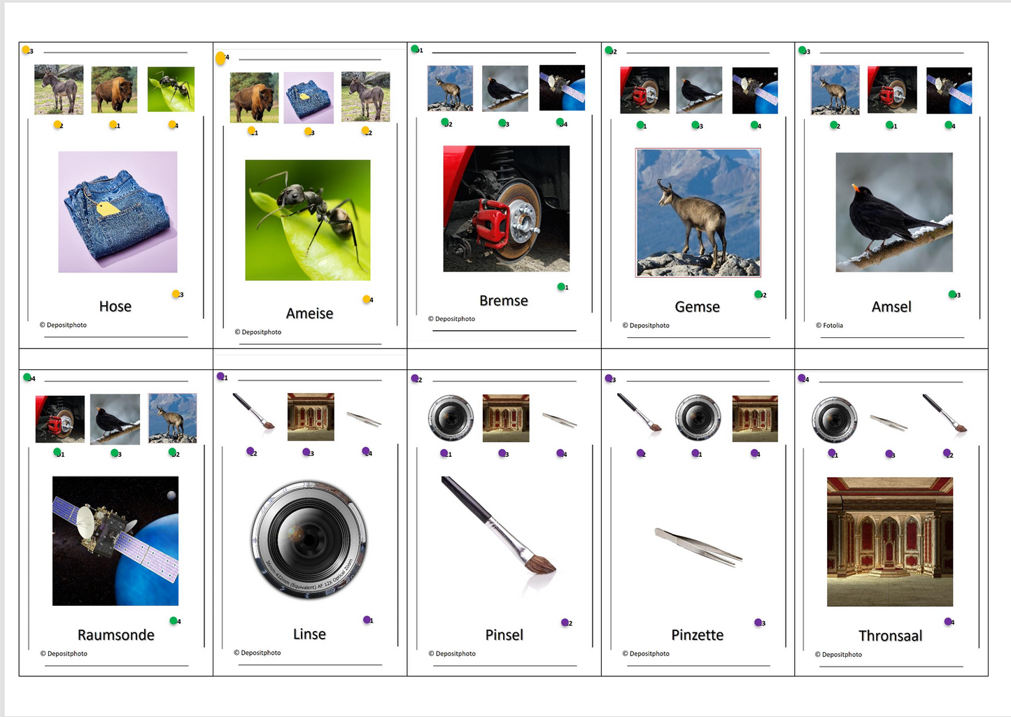 Laut-Quartett – Laut /z(s)/ | Lernspiel mit 32 Karten aus stabilem 250g Papier (90 × 57 mm)