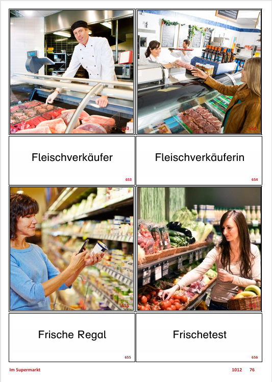 ATLANTIS – [Im Supermarkt] | Sprachförderung & Aphasietraining mit 44 Karten