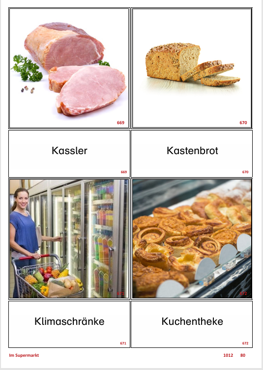 ATLANTIS – [Im Supermarkt] | Sprachförderung & Aphasietraining mit 44 Karten