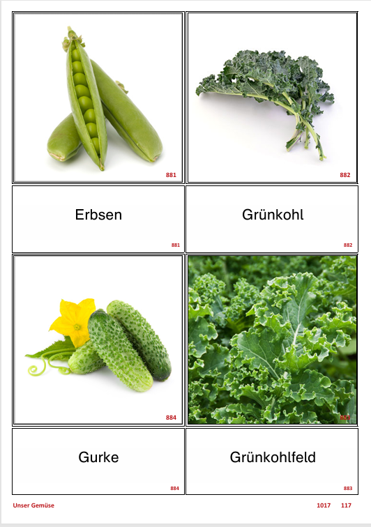 ATLANTIS – [Unser Gemüse] | Sprachförderung & Aphasietraining mit 32 Karten