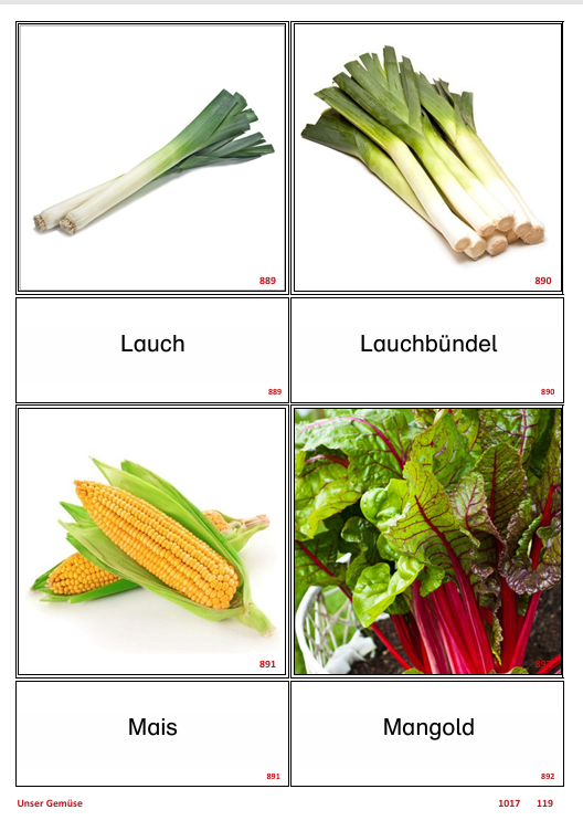 ATLANTIS – [Unser Gemüse] | Sprachförderung & Aphasietraining mit 32 Karten