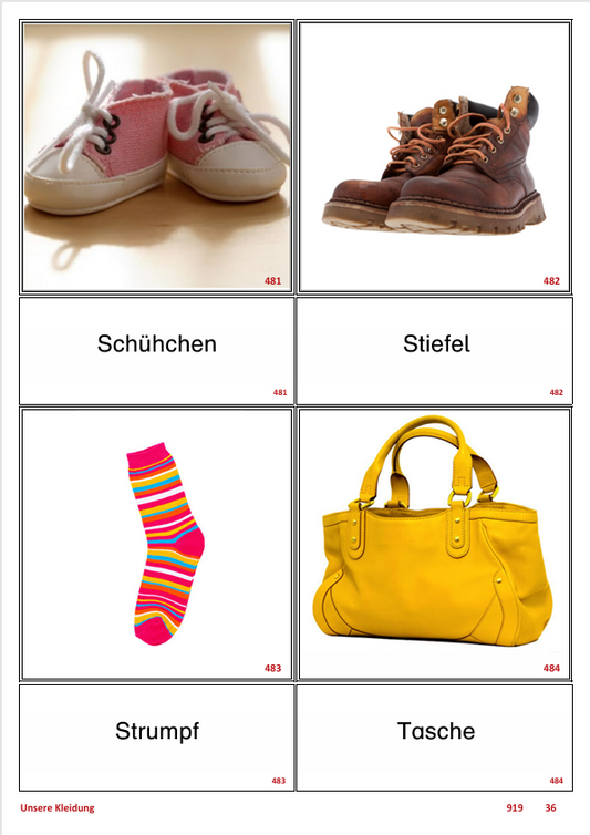 ATLANTIS – [Unsere Kleidung] | Sprachförderung & Aphasietraining mit 20 Karten