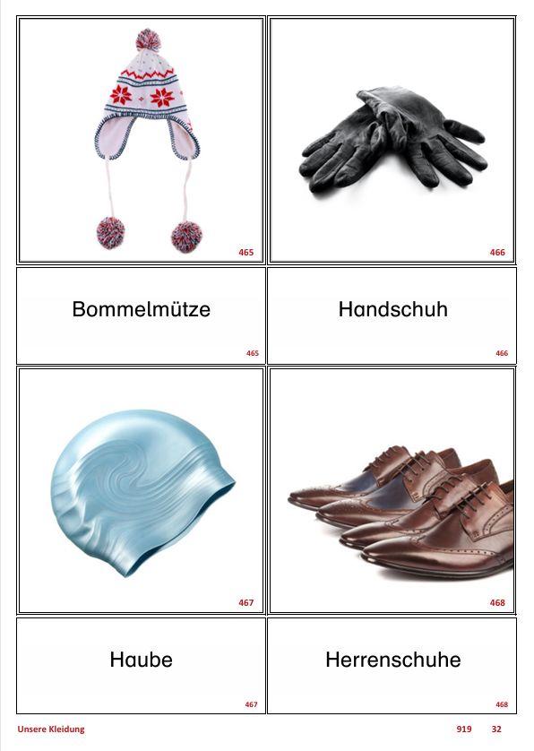 ATLANTIS – [Unsere Kleidung] | Sprachförderung & Aphasietraining mit 20 Karten