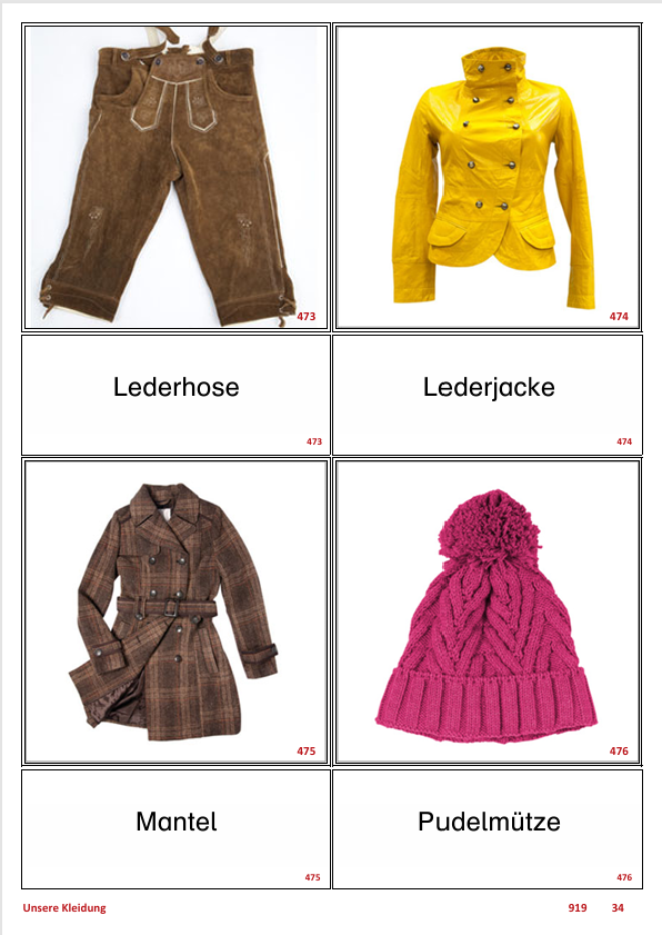 ATLANTIS – [Unsere Kleidung] | Sprachförderung & Aphasietraining mit 20 Karten