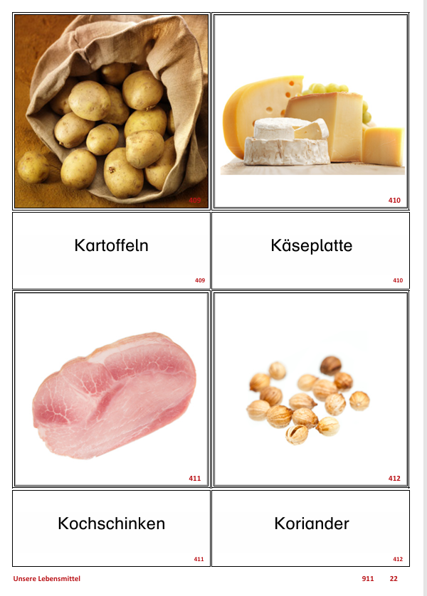 ATLANTIS – [Unsere Lebensmittel] | Sprachförderung & Aphasietraining mit 59 Karten