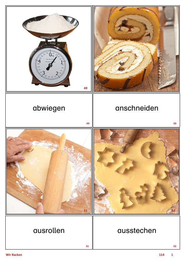 ATLANTIS – [Wir backen] | Sprachförderung & Aphasietraining mit 24 Karten