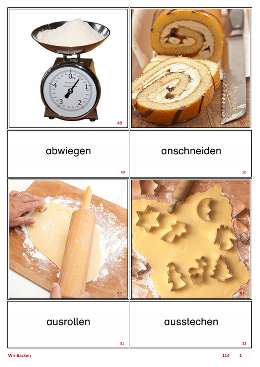 ATLANTIS – [Wir backen] | Sprachförderung & Aphasietraining mit 24 Karten