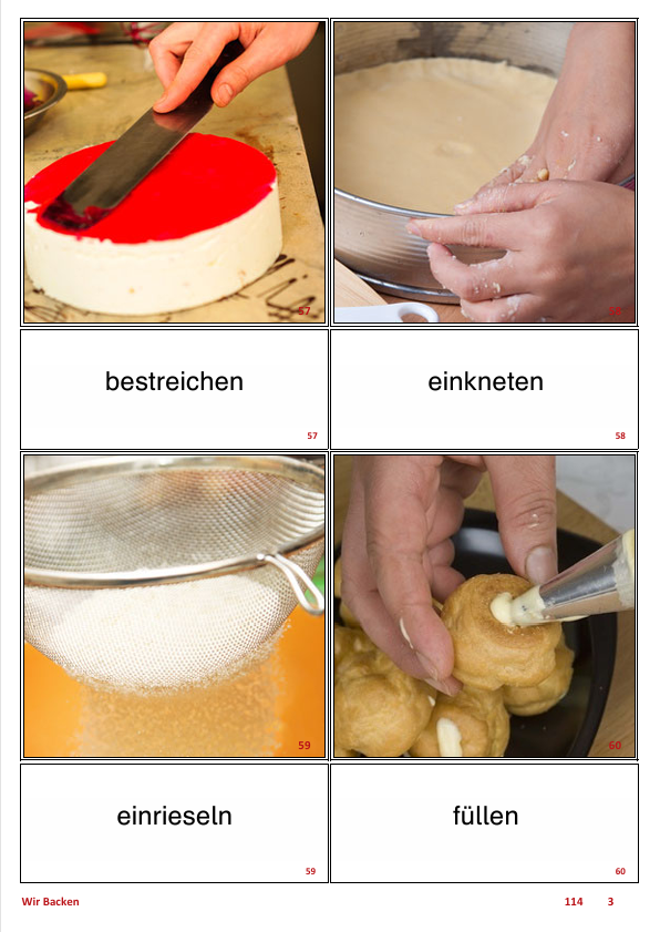 ATLANTIS – [Wir backen] | Sprachförderung & Aphasietraining mit 24 Karten