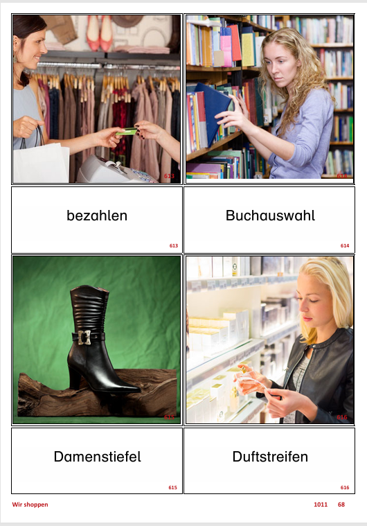 ATLANTIS – [Wir shoppen] | Sprachförderung & Aphasietraining mit 24 Karten