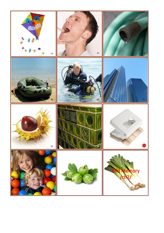 Laut-Bild-Memory – Laut CH2 | Sprachförderung & Aphasie-Training mit 23 Bildpaare