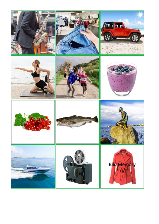 Laut-Bild-Memory – Laut J | Sprachförderung & Aphasie-Training mit 23 Bildpaare