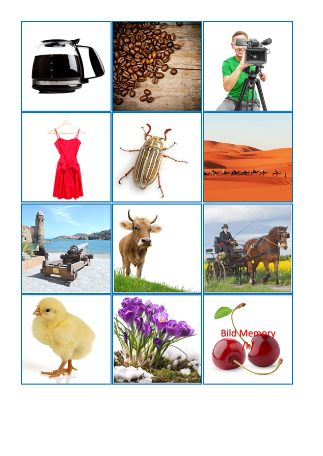 Laut-Bild-Memory – Laut K | Sprachförderung & Aphasie-Training mit 23 Bildpaare